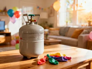 Kolorowy stół ze słodkościami, babeczkami i cake popsami, przygotowany na przyjęcie urodzinowe dziecka.